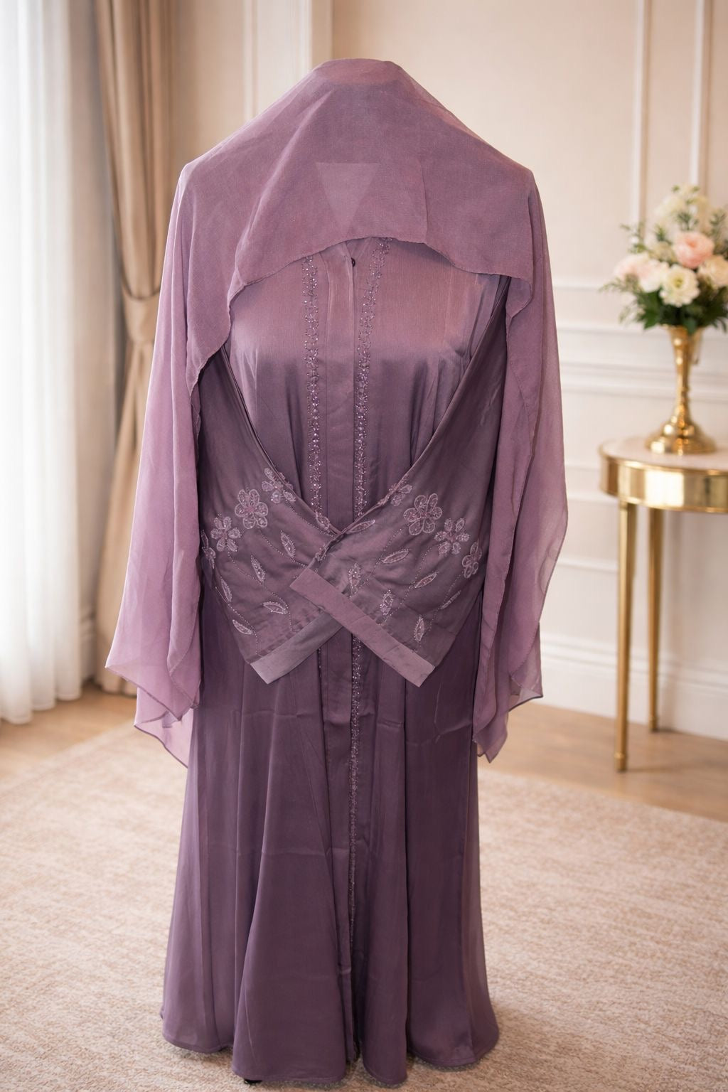 PURPLE LOVE ABAYA