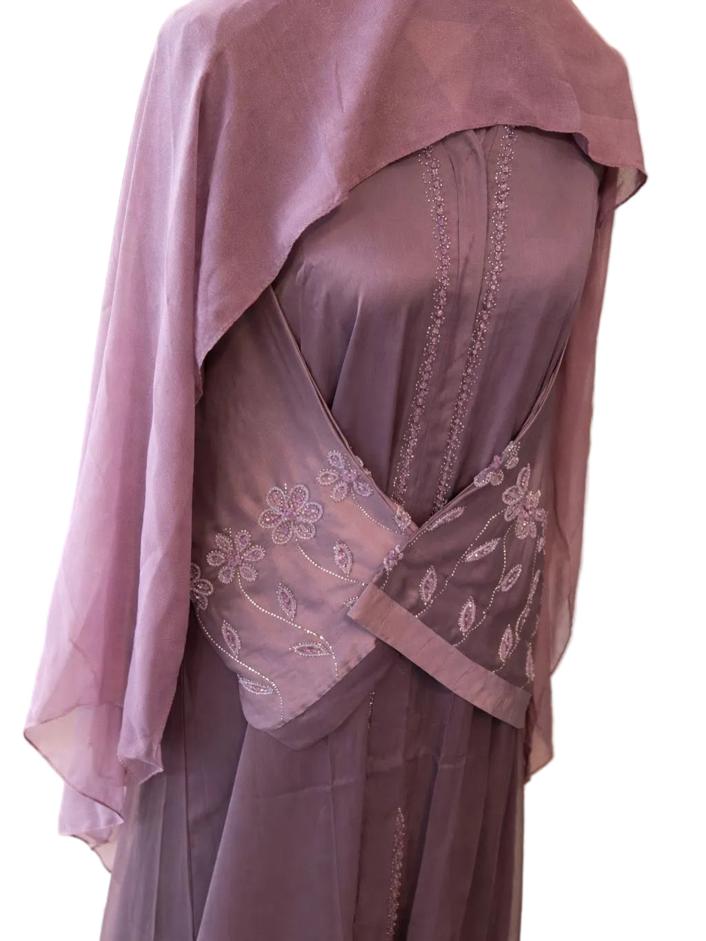 PURPLE LOVE ABAYA