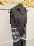 Keffiyeh abaya + hijab