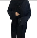DARK CASUAL BUTTON ABAYA WOMENS WEAR