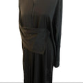 CLASSY BLACK ABAYA WITH SPARKLING DETAIL AND ELEGANT DESIGN