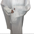 WHITE CASUAL ABAYA