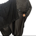 SATIN INNER WAIST TIE ABAYA